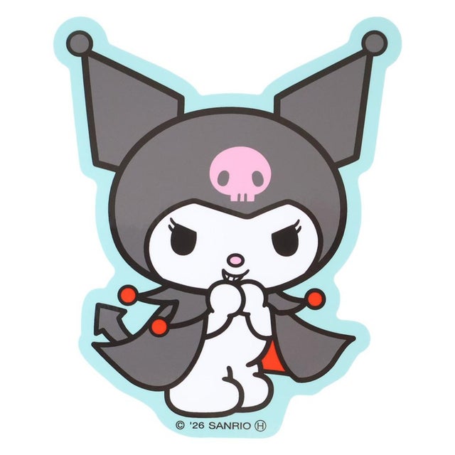 クロミ ダイカットシール アウトドアステッカー マント サンリオ スモールプラネット
