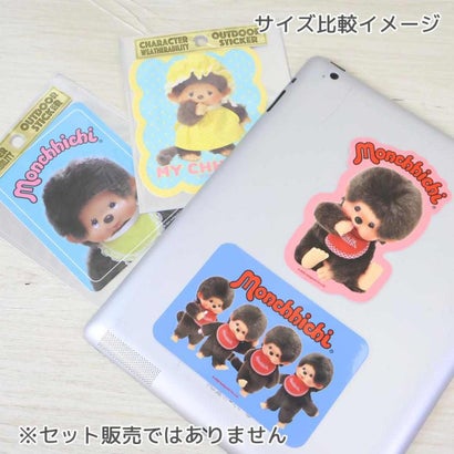 モンチッチ ダイカットシール アウトドアステッカー A スモールプラネット｜詳細画像
