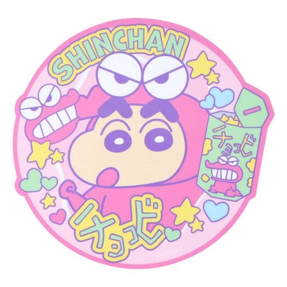 クレヨンしんちゃん ダイカットシール アウトドアステッカー チョコビ サークル スモールプラネット｜詳細画像