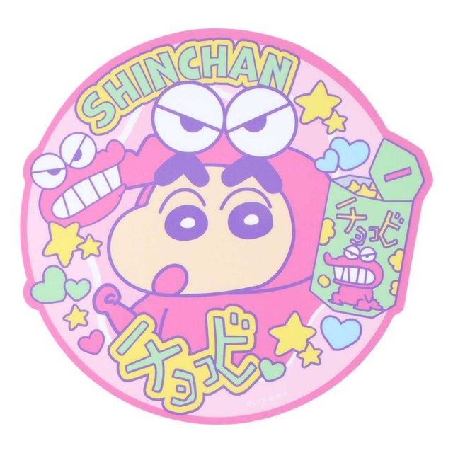 クレヨンしんちゃん ダイカットシール アウトドアステッカー チョコビ サークル スモールプラネット