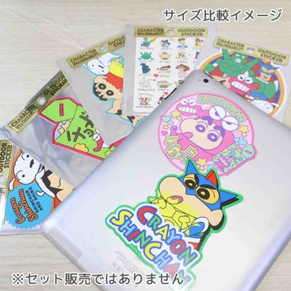 クレヨンしんちゃん ダイカットシール アウトドアステッカー アクション仮面 スモールプラネット｜詳細画像