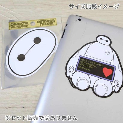 ベイマックス ダイカットシール アウトドアステッカー フェイス ディズニー スモールプラネット｜詳細画像