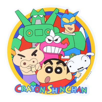 クレヨンしんちゃん ダイカットシール アウトドアステッカー オールスター スモールプラネット｜詳細画像