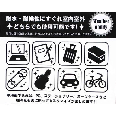 ルーニー テューンズ ダイカットシール アウトドアステッカー トゥイーティー フェイス スモールプラネット｜詳細画像