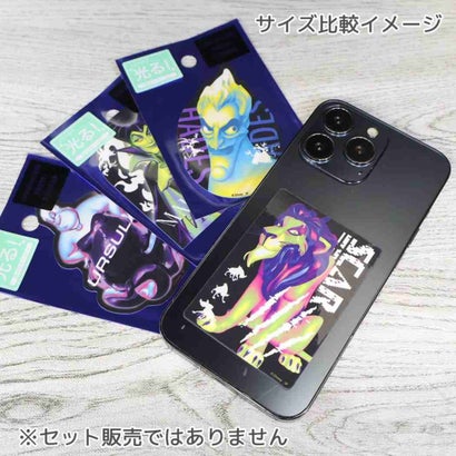 ディズニーキャラクター ダイカットシール 蓄光ステッカー マレフィセント ディズニー スモールプラネット｜詳細画像