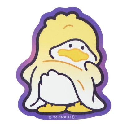 サンリオキャラクターズ ダイカットシール 蓄光ステッカー おばけ あひるのペックル Sanrio スモールプラネット｜詳細画像