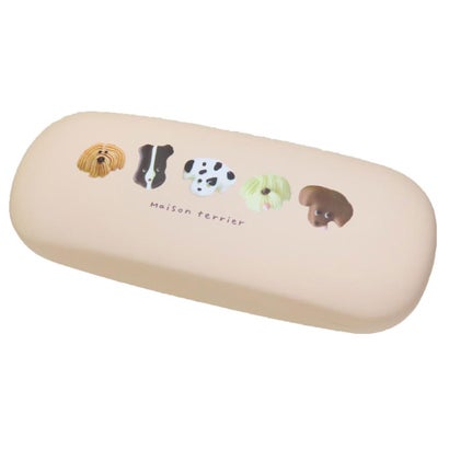 Maison terrier 眼鏡ケース メガネケース Chocolate dogs クリエイターズサーカス フロンティア ハードタイプ めがねケース グッズ｜詳細画像