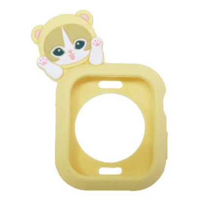 モフサンド アップルウォッチカバー Apple Watch シリコンケース 41 40mm対応 くまにゃん mofusand グルマンディーズ 保護ケース アップルウォッチケース キャラクター グッズ｜詳細画像