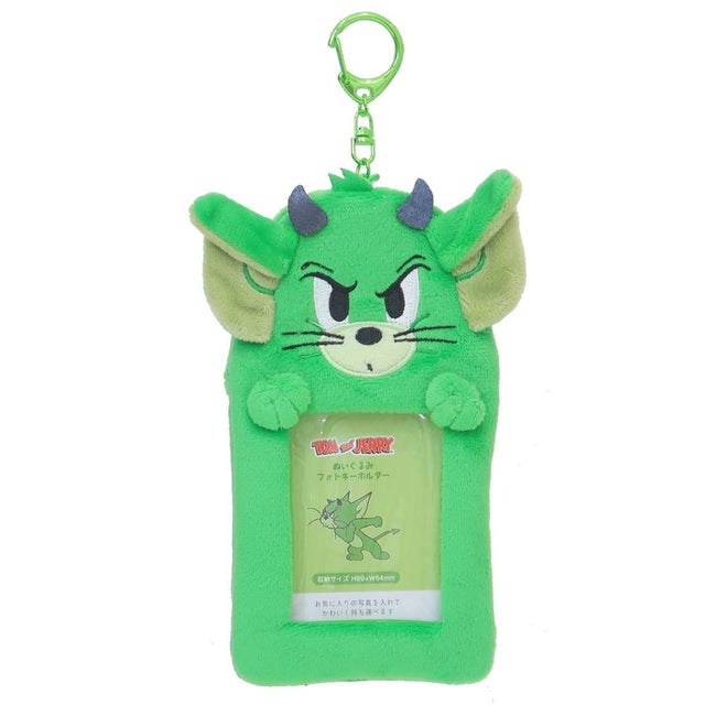 トム＆ジェリー キーリング ぬいぐるみフォトキーホルダー 悪魔ジェリー ワーナーブラザース ティーズファクトリー 推し活 キャラクター グッズ