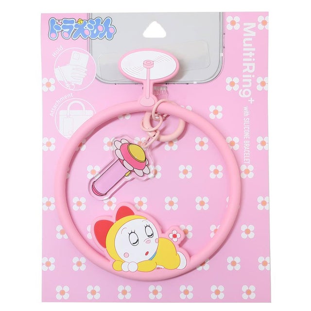 ドラえもん スマホアクセ マルチリングプラス シリコンブレスレット ドラミ 藤子F不二雄 グルマンディーズ 落下防止 スマホホルダー アニメキャラクター グッズ