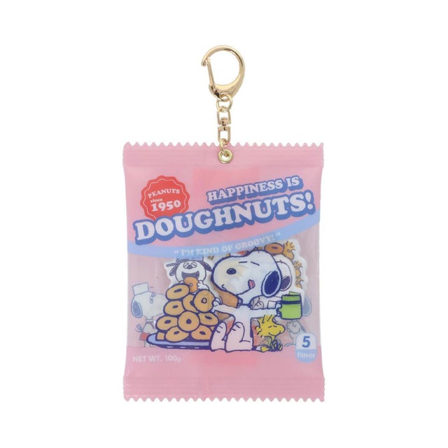 スヌーピー ダイカットシール シール入りミニポーチ ピンク ピーナッツ サンスター文具
