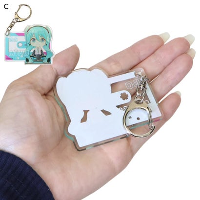 初音ミク キーリング ちょこまり アクリルキーホルダー C バンダイ｜詳細画像