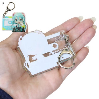初音ミク キーリング ちょこまり アクリルキーホルダー B バンダイ｜詳細画像