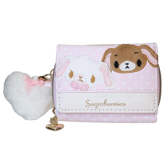 シュガーバニーズ 財布 合皮ドットミニ財布 ピンク Sanrio ラビット