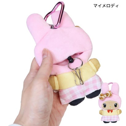 サンリオキャラクターズ 鍵ケース 日焼けぬいぐるみキーケース マイメロディ Sanrio ラビット｜詳細画像