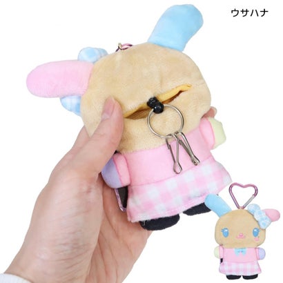 サンリオキャラクターズ 鍵ケース 日焼けぬいぐるみキーケース ウサハナ Sanrio ラビット｜詳細画像
