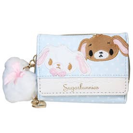 シュガーバニーズ 財布 合皮ドットミニ財布 ブルー Sanrio ラビット