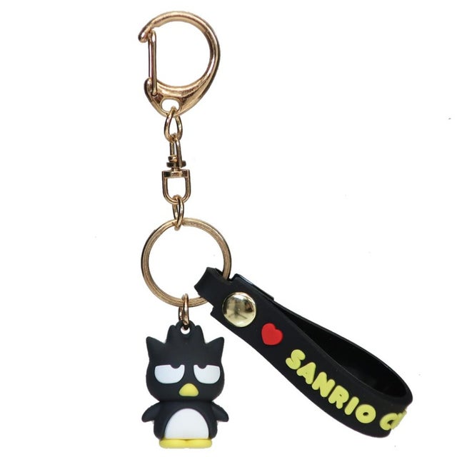 サンリオキャラクターズ キーリング マスコット付きキーホルダー バッドばつ丸 Sanrio