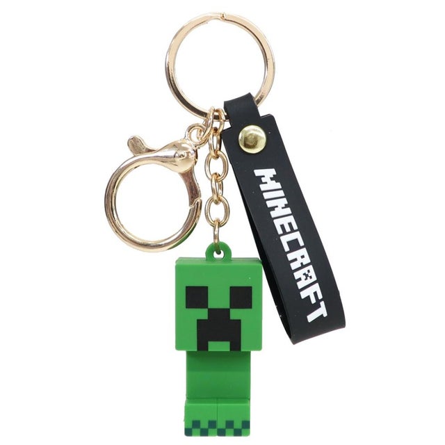 マインクラフト キーリング Minecraft Dungeons2 マスコットキーホルダー クリーパー Minecraft