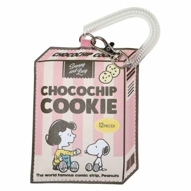 スヌーピー 定期入れ ダイカット パスケース チョコチップクッキー ピーナッツ マリモクラフト