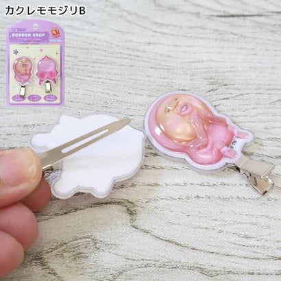 こびとづかん ヘアクリップ ボンボンドロップ 前髪クリップ カクレモモジリB クーリア｜詳細画像