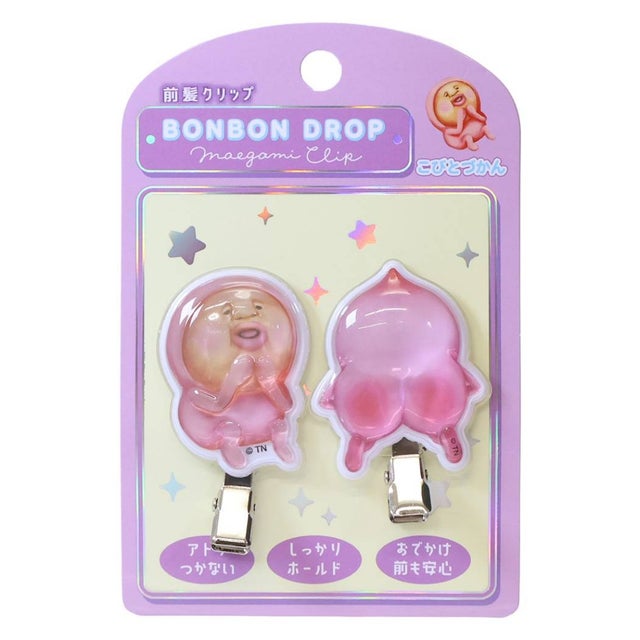 こびとづかん ヘアクリップ ボンボンドロップ 前髪クリップ カクレモモジリB クーリア