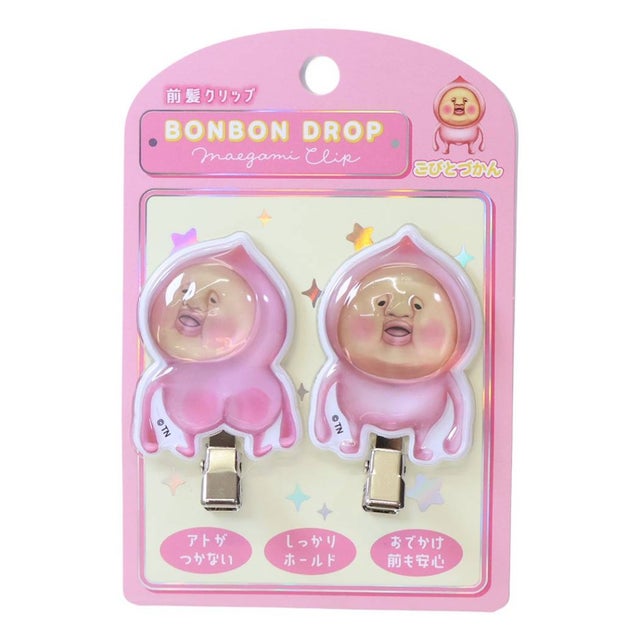 こびとづかん ヘアクリップ ボンボンドロップ 前髪クリップ カクレモモジリA クーリア