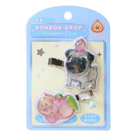 こびとづかん ヘアクリップ ボンボンドロップ 前髪クリップ カクレモモジリ＆ガルシア クーリア