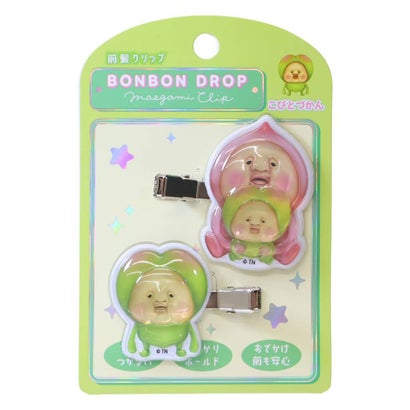 こびとづかん ヘアクリップ ボンボンドロップ 前髪クリップ カクレモモジリ＆スモモノウチ クーリア｜詳細画像