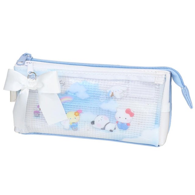 サンリオキャラクターズxもちもちぱんだ ペンポーチ サンカクフラップペンケース SORAIRO OEKAKI Sanrio カミオジャパン