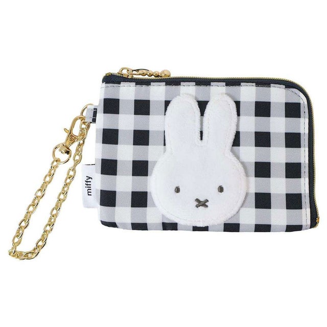 miffy マルチケース チェック コイン ＆ パスケース 定期入れ ミッフィー ディックブルーナ エフエービージャパン