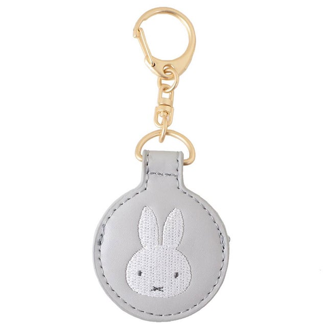 miffy エアタグ入れ BRUNA COIN CHARM コインチャーム グレー ディックブルーナ エフエービージャパン