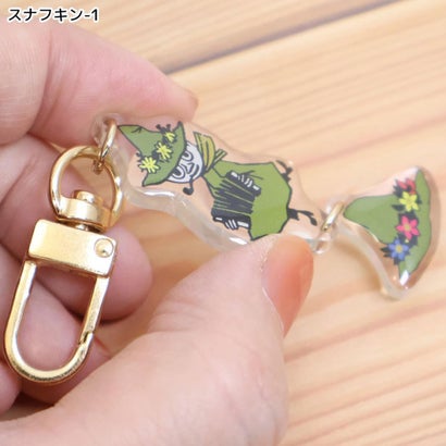 ムーミン バッグチャーム CONNECTION アクリルチャーム スナフキン-1 北欧 エフエービージャパン｜詳細画像