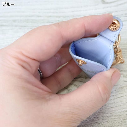 オサムグッズ エアタグ入れ コインチャーム コイン入れ ブルー Osamu Goods エフエービージャパン｜詳細画像