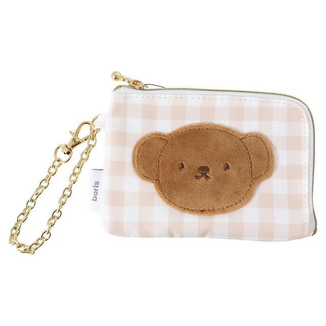 miffy マルチケース チェック コイン ＆ パスケース 定期入れ ボリス ディックブルーナ エフエービージャパン