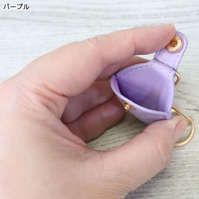 オサムグッズ エアタグ入れ コインチャーム コイン入れ パープル Osamu Goods エフエービージャパン｜詳細画像