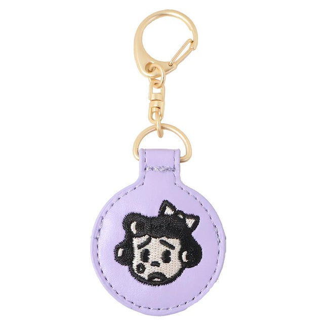 オサムグッズ エアタグ入れ コインチャーム コイン入れ パープル Osamu Goods エフエービージャパン
