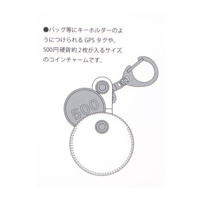 オサムグッズ エアタグ入れ コインチャーム コイン入れ ピンク Osamu Goods エフエービージャパン｜詳細画像