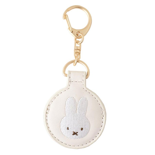 miffy エアタグ入れ BRUNA COIN CHARM コインチャーム アイボリー ディックブルーナ エフエービージャパン