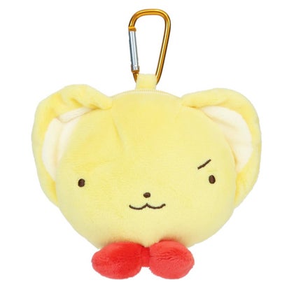 カードキャプターさくら ミニポーチ カラビナ付きぬいぐるみファスナーマスコット ケロちゃん｜詳細画像