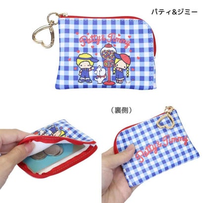サンリオキャラクターズ ミニポーチ ナスカン付きミニポーチ パティ＆ジミー Sanrio アルディ｜詳細画像