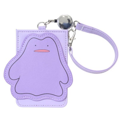 ポケットモンスター 定期入れ リール付きダイカットパスケース メタモン ポケモン｜詳細画像
