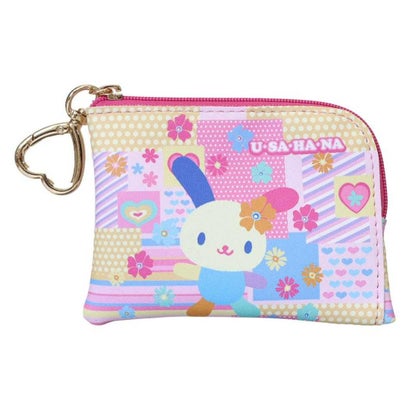 サンリオキャラクターズ ミニポーチ ナスカン付きミニポーチ ウサハナ Sanrio アルディ｜詳細画像
