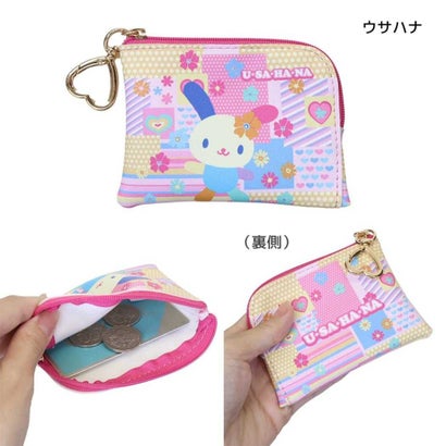 サンリオキャラクターズ ミニポーチ ナスカン付きミニポーチ ウサハナ Sanrio アルディ｜詳細画像