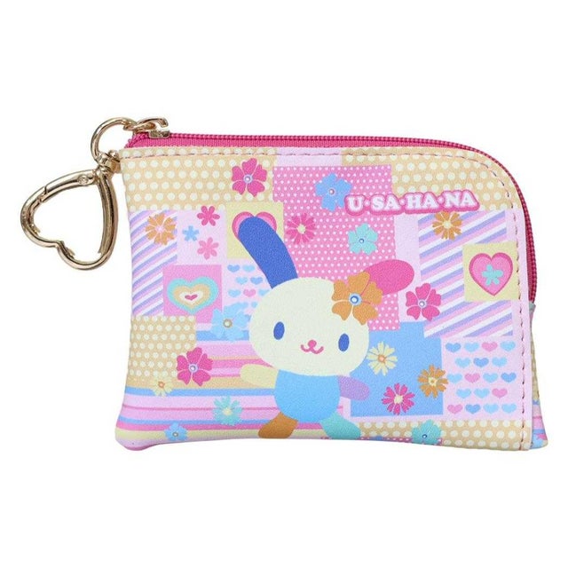 サンリオキャラクターズ ミニポーチ ナスカン付きミニポーチ ウサハナ Sanrio アルディ