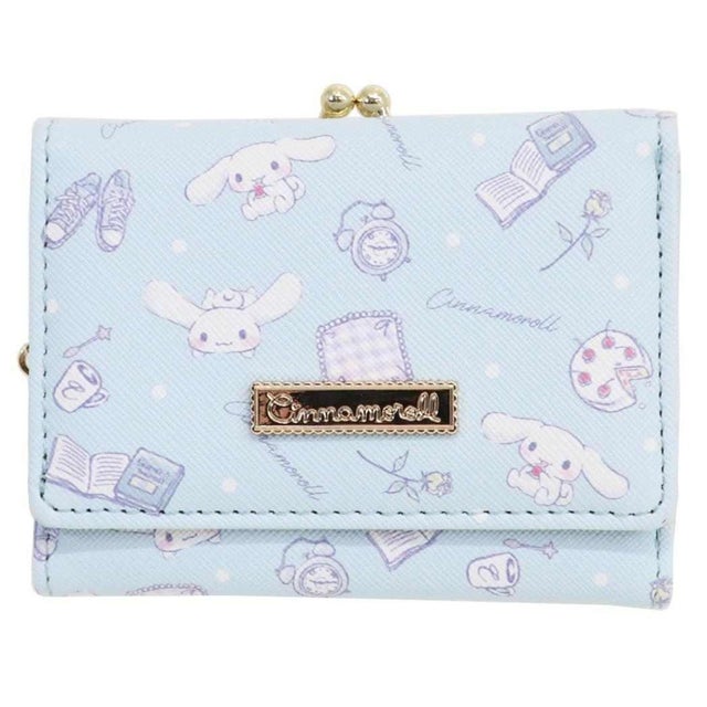 サンリオキャラクターズ 三つ折り財布 口金財布 シナモロール Sanrio アルディ