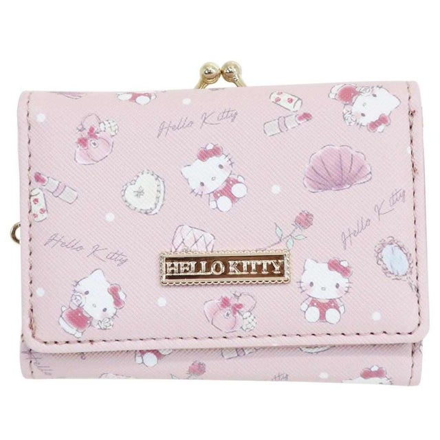 サンリオキャラクターズ 三つ折り財布 口金財布 ハローキティ Sanrio アルディ