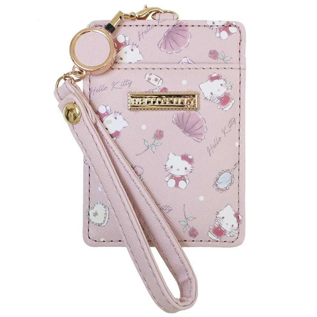 サンリオキャラクターズ 定期入れ リール付き単面パスケース ハローキティ Sanrio アルディ