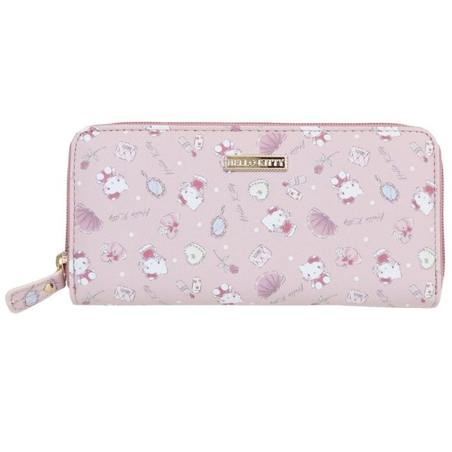 サンリオキャラクターズ ラウンドファスナーロングウォレット ラウンド長財布 ハローキティ Sanrio アルディ