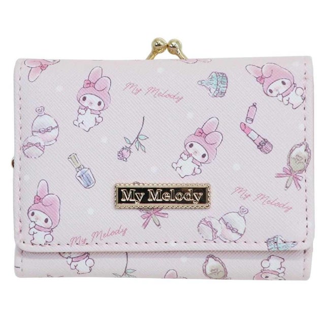 サンリオキャラクターズ 三つ折り財布 口金財布 マイメロディ Sanrio アルディ